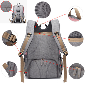 Mochila Maternal de Alta Calidad <span class=keywords><strong>para</strong></span> Mamá, Bolso de Pañales con Puerto de Carga USB de Gran Capacidad - Product Image 4