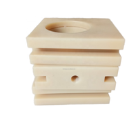 Bloc coulissant anti-usure en nylon CNC sur mesure pour porte d'ascenseur, pièces de rechange pour machine de levage, selon dessin OEM, auto-lubrifiant et rempli d'huile