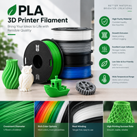 Filamen PLA Bambu 1.75mm Ramah Lingkungan Premium Bahan Printer 3D Anti Melengkung Cetak Halus Grosir Pabrik