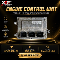 Module de commande du moteur d'occasion ECU 37820 R62 H53 pour Honda, authentique et original, unité de commande du moteur de voiture Keihin