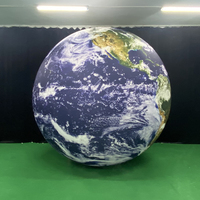 Boule de globe gonflable géante en tissu Oxford imperméable personnalisée de la série Start Ballon planète hermétique Gonflables publicitaires d'événement
