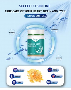 Özel etiket almanya omega 3 OEM 60 adet OMEGA 3 balık yağı softgel/balık yağı jelatin kapsüller/balık yağı köpekler için 1000mg softgels - Product Image 6