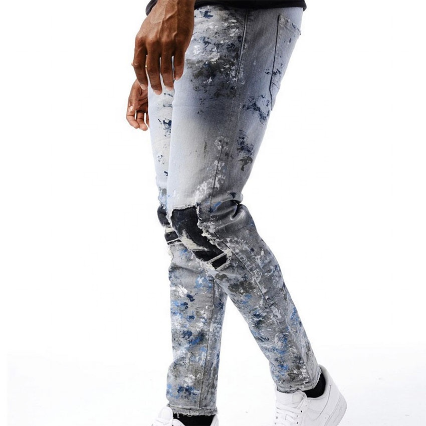 Stretch Jeans Crysp Pacific Denim Grey Stone Purple Brand Muted