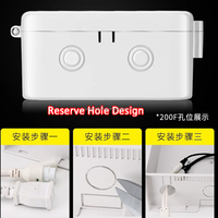 Caja de Conexiones Impermeable IP66 para CCTV, Carcasa de Plástico para Accesorios de Monitoreo