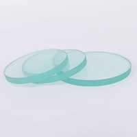 Lentilles de montre en verre saphir plat personnalisables OEM cadran lumineux trou central motif de Fresnel résistant aux rayures double convexe
