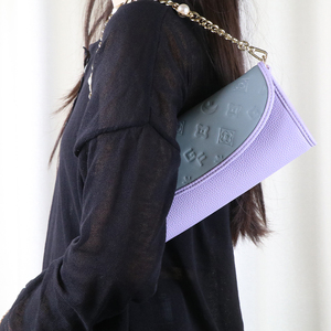Fashion Women Shoulder Bag PU Leather Flap <b>Purse</b> Color Block <b>Small</b> Crossbody Bag With Chain Handle For Daily Use - Product Image 6