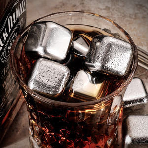 Nhà Máy Trực Tiếp Đảng Thanh Phụ Kiện Tái Sử Dụng Rượu Vang Lạnh Thép Không Gỉ 304 Whiskey <span class=keywords><strong>Ice</strong></span> Cubes Nhà Cung Cấp Bộ Quà Tặng Cho Đồ Uống - Product Image 2