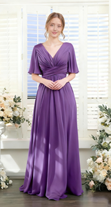 Longue <span class=keywords><strong>robe</strong></span> <span class=keywords><strong>de</strong></span> soirée <span class=keywords><strong>de</strong></span> <span class=keywords><strong>demoiselle</strong></span> <span class=keywords><strong>d</strong></span>'<span class=keywords><strong>honneur</strong></span> <span class=keywords><strong>de</strong></span> mariage élégante et amincissante - Product Image 6