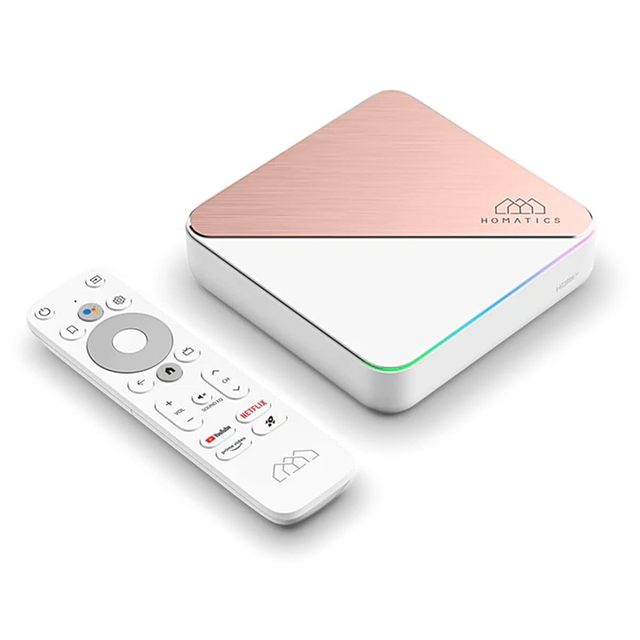 Homatics RT-GB4 Box R 4K Plus TV Streaming Box with Dolby Vision Wi-Fi 6, Gigabit Ethernet, 4GB RAM + 32GB Storage