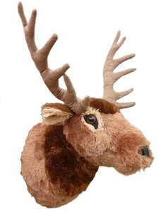 Đầu Thú Nhồi Bông Sống Động Như Thật Theo Yêu Cầu Của Nhà Máy Đồ Trang Trí Tường Đầu Thú Nhồi Bông Hình Trâu Cừu Gắn Tường - Product Image 2