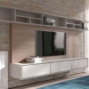 <span class=keywords><strong>Meuble</strong></span> <span class=keywords><strong>TV</strong></span> mural design moderne pour salon avec rangement, écologique et durable, à <span class=keywords><strong>bas</strong></span> prix - Product Image 3