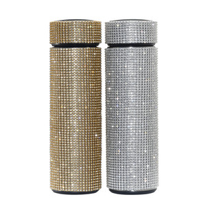 Flacon de bouteille d'eau de luxe Offres Spéciales de 500ml cristal de diamant de strass de Bling intelligent pour Hydro Flask brillant et élégant - Product Image 6