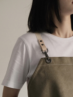 Tablier de barista détachable logo personnalisé thé au lait restaurant boulangerie manucure uniforme en toile
