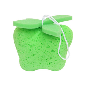 Éponge de bain pour bébé en forme de dauphin, douce et respectueuse de la peau, pour le bain des nourrissons - Product Image 4