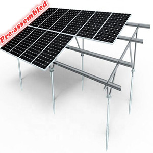 <span class=keywords><strong>2021</strong></span> TOP Supplier Aluminium Solar Tracker Ground Railings  Bracket <span class=keywords><strong>PV</strong></span> Support Structure Stand  Clamp Racking  Z18 - Product Image 1