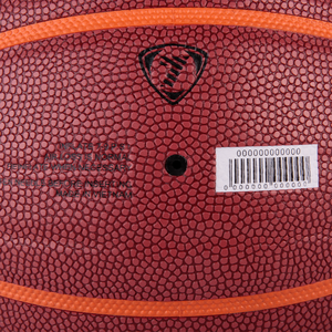 Ballon de basket-ball en caoutchouc CJ Sports pas cher et durable, taille 7, pour terrain extérieur et entraînement scolaire, pour enfants et jeunes - Product Image 3