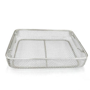 Vassoio per Sterilizzazione Dentale Chirurgico in Rete Metallica Completa in Acciaio Inossidabile, Certificazione CE, Strumento Medico - Product Image 3