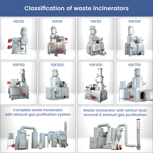 Incinérateur de déchets médicaux Yuanda de 20 à 500 kg, au gaz, au diesel ou au GPL, pour hôpitaux et cliniques, à vendre - Product Image 4