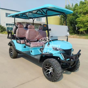 Carros de golf eléctricos todoterreno de 6 plazas, coche de Club turístico, Buggy de golf con batería de litio de 72V - Product Image 1