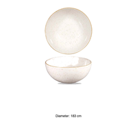 Bol à salade Barley White 18,3 cm Churchill Stonecast Speckled -6Swhsndbl