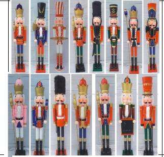 Casse-noisette rouge 150 cm