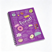 Cuaderno Personalizado de Doble Espiral de 210x150mm, Papel Rayado, Cuaderno Escolar con Doble Espiral, Cubierta Impresa Personalizada, Papelería OEM