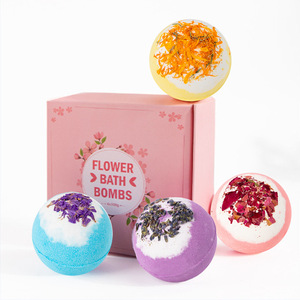 <span class=keywords><strong>Sel</strong></span> de bain à la rose avec huile essentielle naturelle, boule de bain aux ingrédients naturels, sels de bain aromathérapeutiques relaxants pour femmes, cadeau spa - Product Image 2