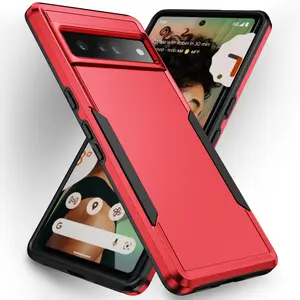 For Google Pixel 7A Flexible TPU Hard PC Back Mobile Phone Case, Shockproof 2 in 1 Phone Cover For Pixel 7 Pro