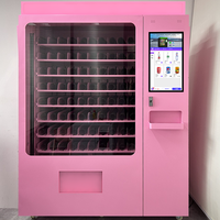 Distributeur automatique OEM/ODM de cosmétiques, soins de la peau, perruques, cils, avec désinfection UV et options de paiement multiples