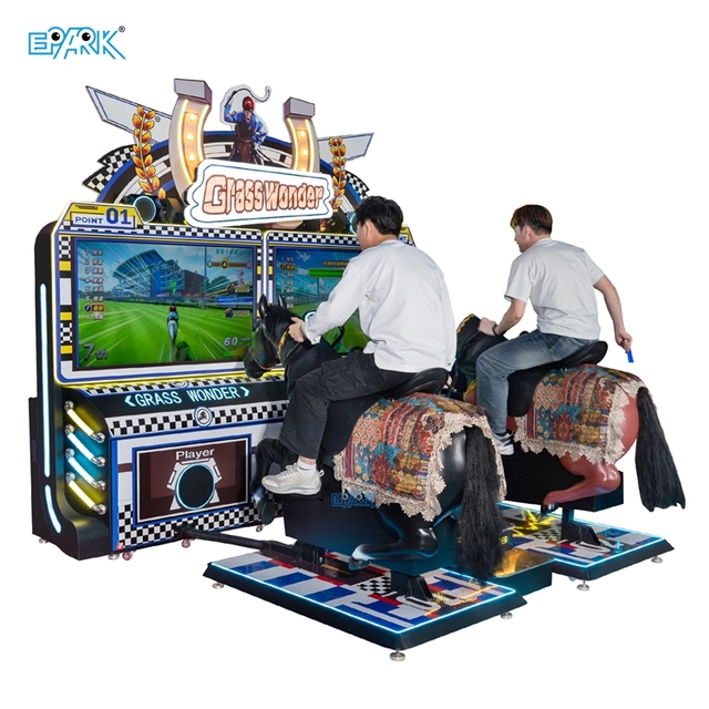 Sports Horse Racing Simulator Grass Wonder Arcade Game Machine Multi-Player 2 Players for Amusement