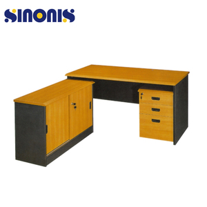 Sinonis-escritorios de oficina, mesa moderna y barata para el personal, escritorio de oficina individual para el trabajo - Product Image 3