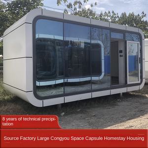 Cabine mobile à double étage pour le bureau commercial, les voyages, l'hébergement, la villa, l'éclairage panoramique, le soleil, le verre, B & B - Product Image 5