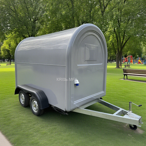 Remorque alimentaire multifonctionnelle sur mesure, entièrement équipée, avec marquage professionnel et logos personnalisés, chariot de vente de hot-dogs - Product Image 1