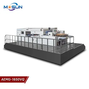 AEMG-1650VQ kalıp kesme makinası kağıt çiçekler oluklu karton kutu yapma makinesi kalıp kesme makineleri