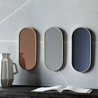 Miroir mural décoratif de 3 pilules, vente en gros, 10 pièces