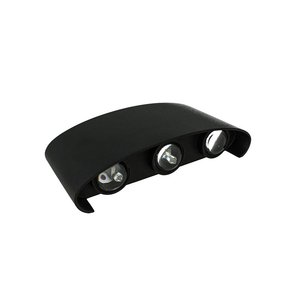 Applique LED 6W Luce Neutra 4000K Alloggiamento Nero Illuminazione Doppia Su-Giù IP54 SKU-218616 Impermeabile Colore Bianco Caldo Lampade da Parete - Product Image 2