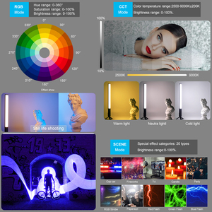 Fabbrica Vlog W150 RGB riprese Video concerto all'aperto alimentato a batteria porta cellulare fotografia porta letto flessibile - Product Image 5