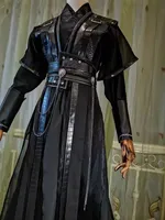 Vêtements traditionnels chinois Hanfu pour hommes - Style vintage de cosplay japonais de samouraï avec un design ancien de Tang Pak
