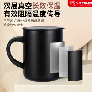 Stainless Steel <b>Mug</b> 420ml <b>Double</b> <b>Wall</b> Vacuum Insulated With Lid For Home Use Gift - Product Image 3