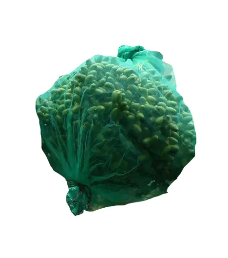 100% Virgin Polyethylen Pe Großhandel Verpackung Nahost Markt UV-Schutz Obst Dattelpalme Verpackung Mesh Bag für Gemüse