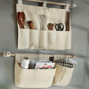 Bolsas de Almacenamiento para Cocina Cottonway, Organizador Colgante Multifuncional para Puerta de Dormitorio o Armario, Profundidad de 8-11.9 Pulgadas - Product Image 1