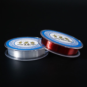 Línea de pesca de porcelana azul y blanca sin revestimiento, 50 m, línea principal de ultra alta resistencia para competición - Product Image 2