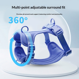 Pet Dog Chest Back Vest-Lightweight <b>Explosion</b>-Proof Anti-Breaking Breathable Adjustable Tactical Buckle Closure for - Product Image 2