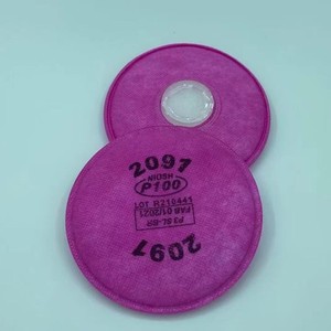 Masker 7502 sertifikasi CE dengan 2097 kartrid Filter bantalan katun untuk penggunaan masker Gas - Product Image 5