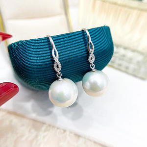 Accesorios de Plata S925 para DIY con Perlas, Gancho para Oreja 2021 con Cuentas Redondas de 8-12 mm, Bandeja Vacía para Pendientes, Joyería Simple y Elegante - Product Image 1