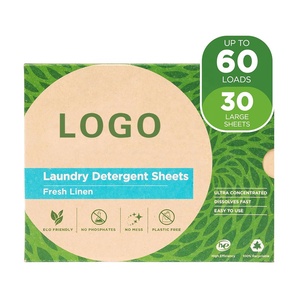 Detergente para Ropa en Hojas de Limpieza Profunda de Disolución Rápida y Ecológico al por Mayor con Fragancia Fresca - Product Image 1