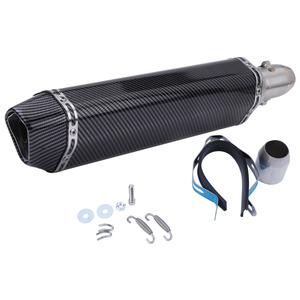 Escape de Motocicleta CHMotor de 470 mm, Silenciador para Motocicleta, Tubo de Escape para Kawasaki NINIA 650 <span class=keywords><strong>Tmax</strong></span> 500 <span class=keywords><strong>Tmax</strong></span> 530 <span class=keywords><strong>SUZUKI</strong></span> Gw250 ATV Dirt Pit Bike - Product Image 6