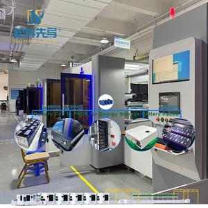 Ligne d'assemblage de modules de batteries lithium-ion cylindriques semi-automatiques de grande taille pour le stockage d'énergie industriel et commercial - Product Image 2