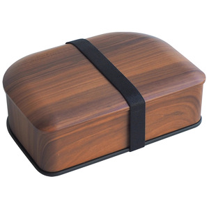 Japanese Style Wood Grain <b>Lunch</b> <b>Box</b> Single Layer Sealed Bento <b>Box</b> Microwave Safe For Children - Product Image 3