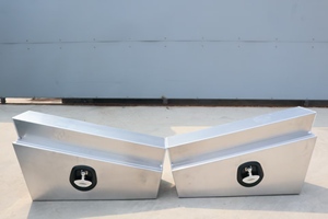 880/750mm Aluminum Tapered Angled Ute Truck Set Underbody Trundle Tray <b>Tool</b> <b>Box</b> 4X4 for Pickup or Truck - Product Image 2
